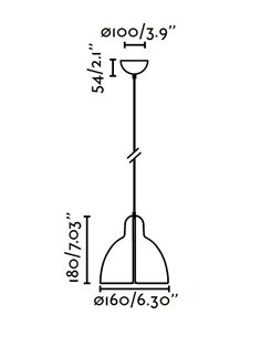 Lámpara colgante Venice – Faro – Lámpara de cerámica en varios colores