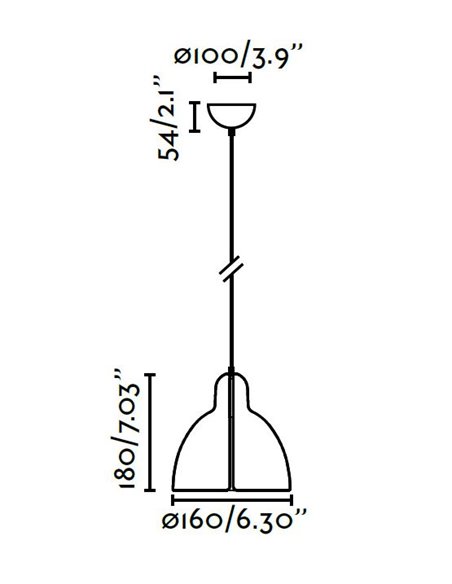 Lámpara colgante Venice – Faro – Lámpara de cerámica en varios colores