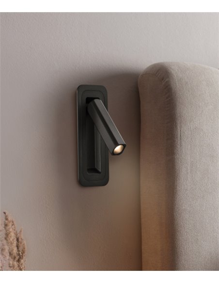 Aplique de pared Boheme – ACB - Lámpara de lectura con cabezal orientable, LED 3000K 