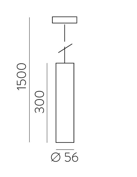 Lámpara colgante Zoom – ACB – Aluminio, 1xGU10