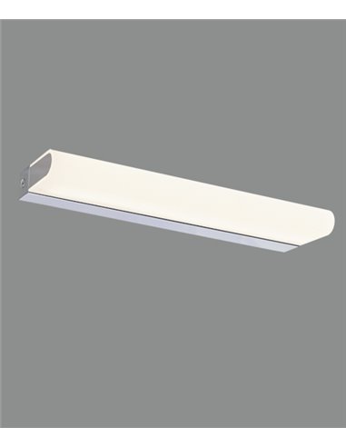 Aplique de pared Tesla – ACB – Lámpara para espejo baño, LED 3000K, Cromo