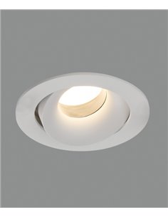 Foco empotrable Musca – ACB – Downlight blanco, 1xGU10, 9 cm