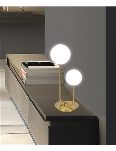 Lámpara de mesa Cosmica – AJP – Diseño decorativo tipo bola