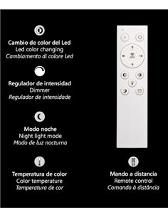 Lámpara de techo Castedu – AJP – Lámpara minimalista LED regulable