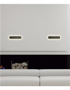 Aplique de pared Sultan – AJP – Lámpara minimalista en blanco o negro
