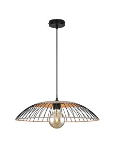 Lámpara colgante Stefan – AJP – Lámpara decorativa tipo jaula de ratán 2