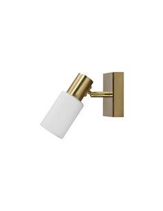 Lámpara de pared Samba – AJP – Foco de pared orientable de cristal opal 2
