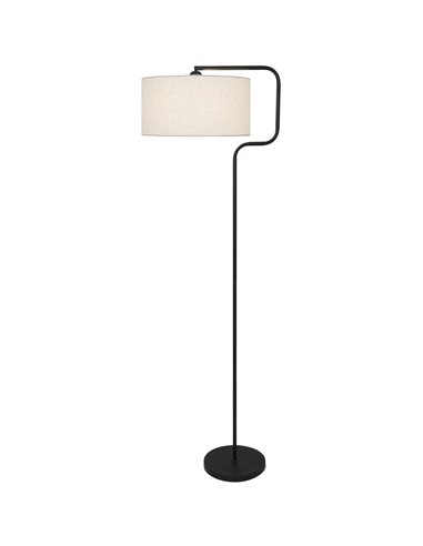 Lámpara de pie Olfo – AJP – Pantalla de lino orientable, 165 cm