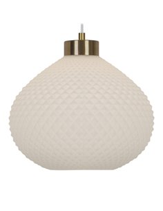 Lámpara colgante Flore – AJP – Pantalla de cristal en 2 colores