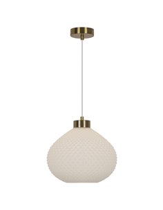 Lámpara colgante Flore – AJP – Pantalla de cristal en 2 colores 2