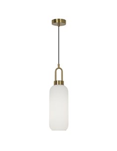 Lámpara colgante Brit – AJP – Diseño decorativo de cristal y latón 2