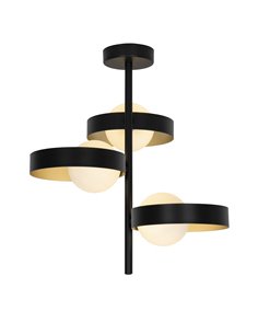 Lámpara colgante Arianna – AJP – Lámpara de 3 luces, acabado negro 2