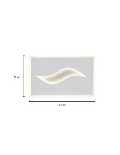 Plafón de techo/Aplique de pared Amir – AJP – Lámpara minimalista LED en blanco o negro