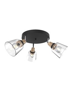 Plafón de techo Indigo – AJP – Lámpara redonda con 3 focos orientables 2