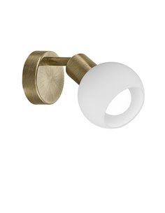 Foco de pared Opal – AJP – Lámpara orientable con pantalla de cristal 2