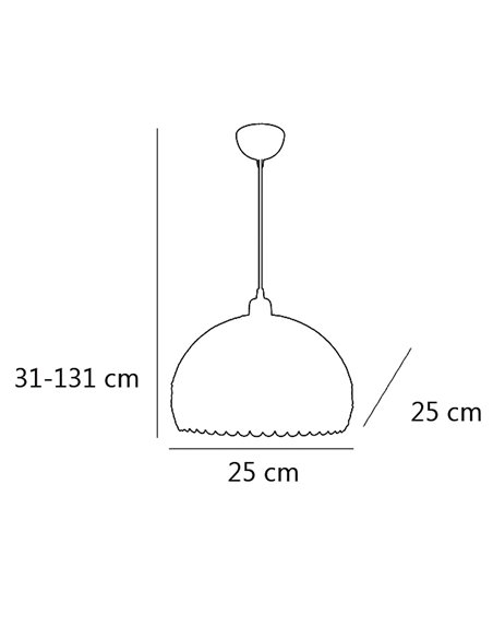 Lámpara colgante Gema – AJP – Lámpara decorativa de cristal