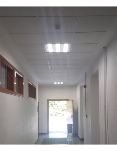 Plafón empotrable de techo Mab - Indeluz - Novolux Lighting - IP 40 LED Push regulable, para falso techo modular