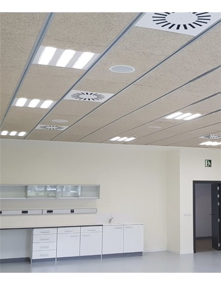 Plafón empotrable de techo Mab - Indeluz - Novolux Lighting - IP 40 LED Push regulable, para falso techo modular