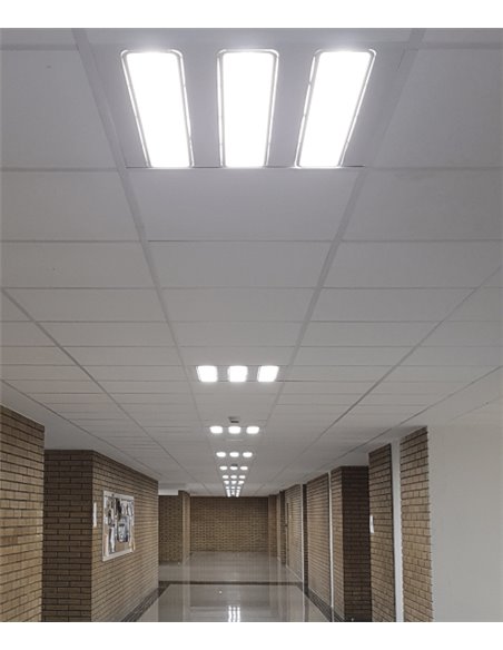 Plafón empotrable de techo Mab - Indeluz - Novolux Lighting - IP 40 LED Push regulable, para falso techo modular