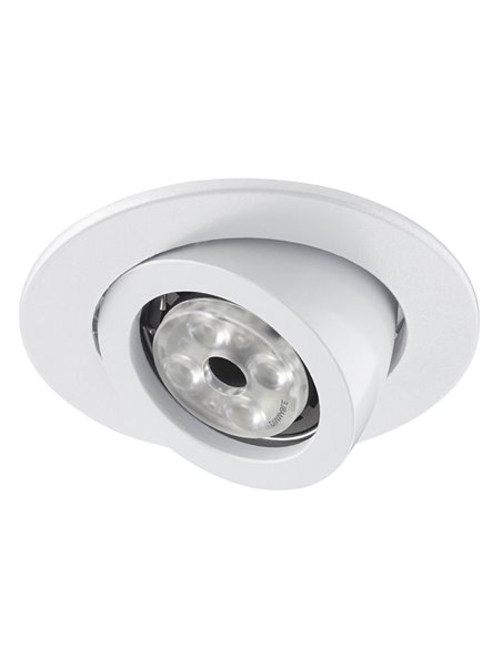 Foco Empotrable Luna - Indeluz - Novolux Lighting - Foco orientable 45º, Ø 10,7 cm