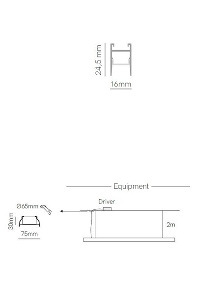 Lámpara colgante Minimus – Beneito & Faure – Diseño lineal minimalista LED