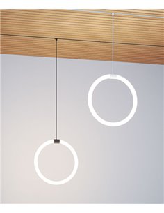 Lámpara colgante de carril magnético Fine – Beneito & Faure – Lámpara LED circular