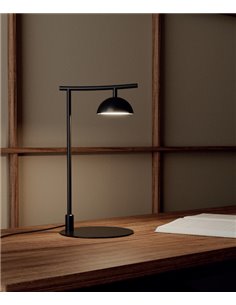 Lámpara de mesa Tana – Aromas – Lámpara de metal negro mate, LED 2700K, 40 cm