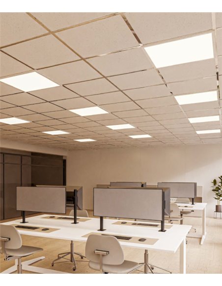  Plafón de techo Square Eco - FORLIGHT - Plafón LED empotrable