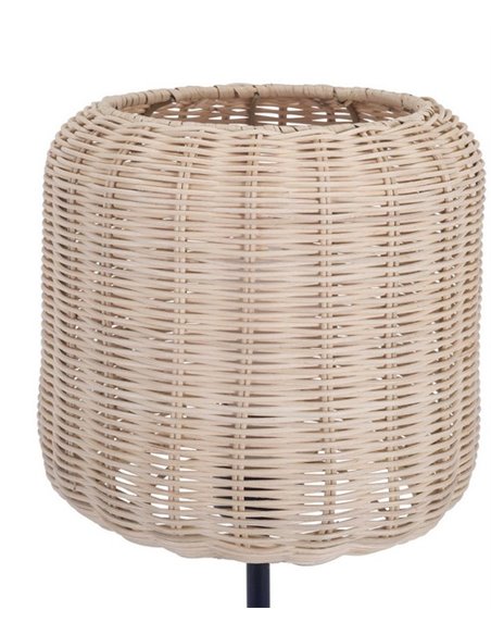 Lámpara de mesa Cortic - FORLIGHT - Lámpara de ratán natural