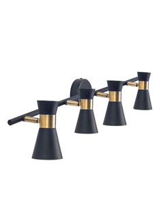Plafón de techo Eufo - FORLIGHT - Lámpara lineal con 4 focos orientables 2