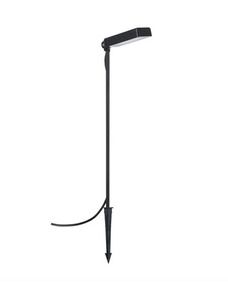 Lámpara proyector de exterior Pious - FORLIGHT - Lámpara con estaca LED, altura: 77 cm