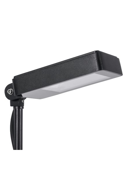 Lámpara proyector de exterior Pious - FORLIGHT - Lámpara con estaca LED, altura: 77 cm