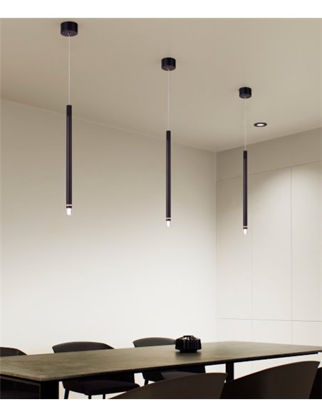 Lámpara colgante Moana – Mantra – Lámpara colgante tubular LED