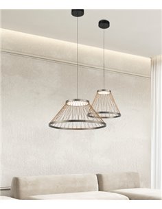 Lámpara colgante Spider – Mantra – Lámpara decorativa LED en gris