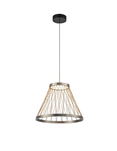 Lámpara colgante Spider – Mantra – Lámpara decorativa LED en gris