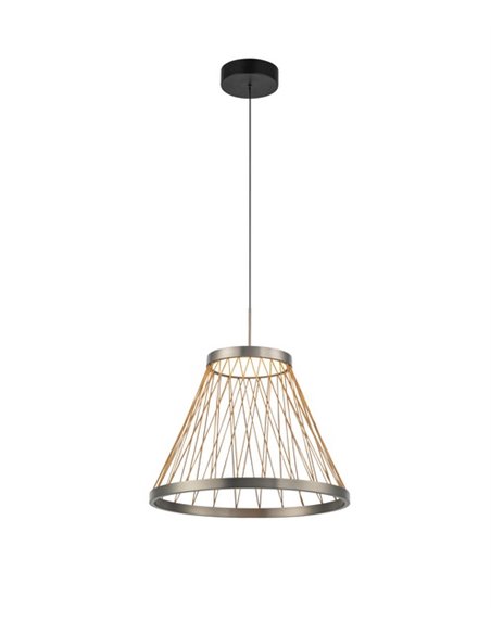 Lámpara colgante Spider – Mantra – Lámpara decorativa LED en gris