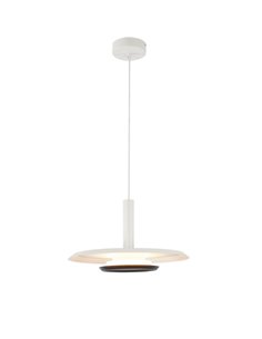 Lámpara colgante Tina – Mantra – Lámpara LED platillo blanco y negro 2