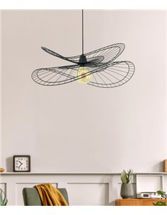 Lámpara colgante Magdalena - IDP Lampshades - Lámpara  decorativa negra