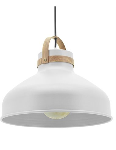 Lámpara colgante Olivia - IDP Lampshades - Lámpara nórdica blanca