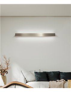 Aplique de pared Elegance - Mantra - Diseño lineal LED, acabado gris pavonado