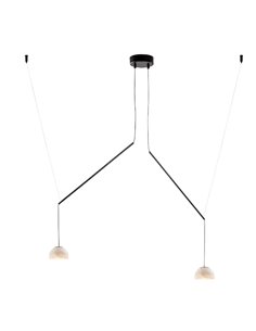 Lámpara colgante Absidiola Movil 2 - Luxcambra - Lámpara con 2 luces de cerámica