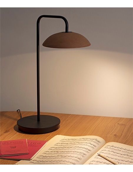Lámpara de mesa Absidiola - Luxcambra - Lámpara arco de cerámica