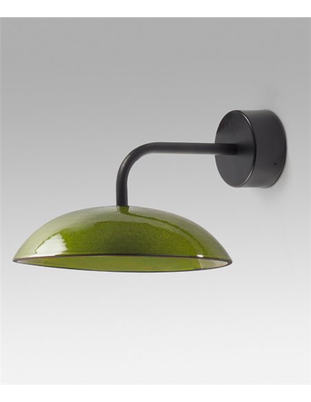 Aplique de pared Absidiola Plato - Luxcambra - Lámpara decorativa de cerámica