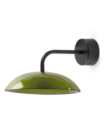 Aplique de pared Absidiola Plato - Luxcambra - Lámpara decorativa de cerámica