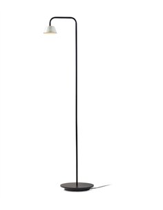 Lámpara de pie Absidiola - Luxcambra - Pantalla cónica de cerámica en varios colores 2