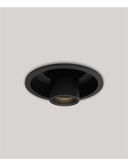Lámpara de techo empotrable Orbit - Onok - Foco orientable LED en blanco o negro