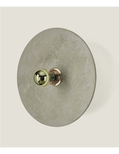 Aplique de pared Kassy - Aromas - Lámpara de cerámica, Bombilla incluida, Ø 20 cm/Ø 30 cm