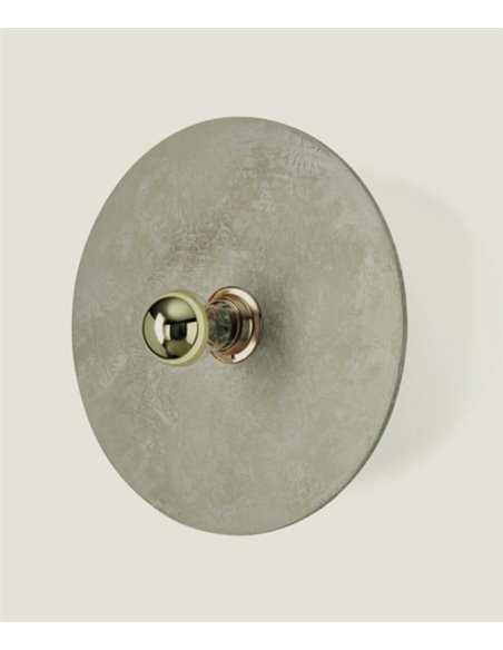 Aplique de pared Kassy - Aromas - Lámpara de cerámica, Bombilla incluida, Ø 20 cm/Ø 30 cm