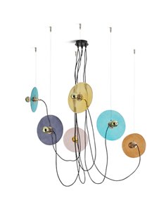 Lámpara colgante Fest - Aromas - Lámpara de araña moderna multicolor 2