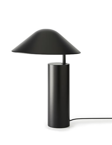Lámpara de mesa Damo - Aromas. Lámpara decorativa de mesa en acero color negro